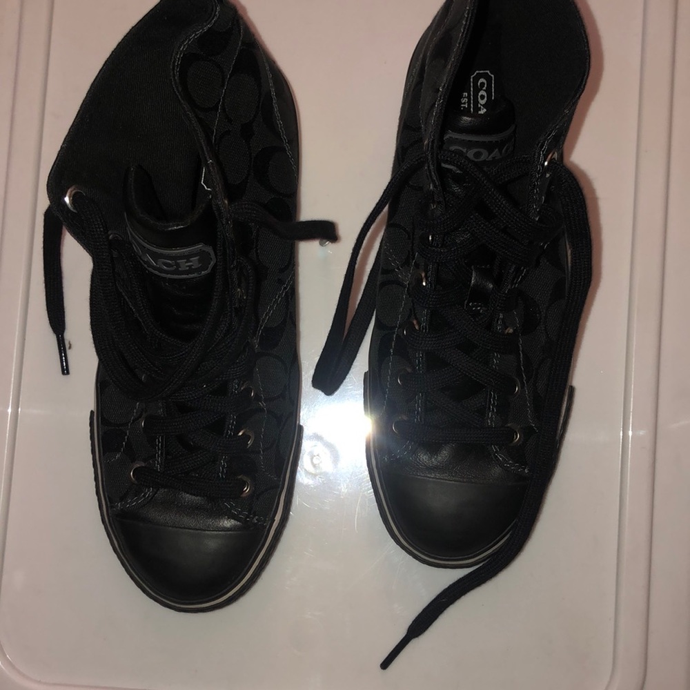 Coach mid top sneakers